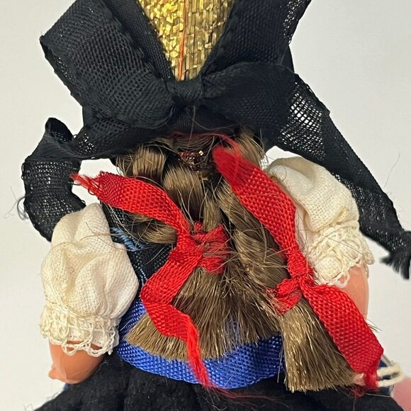 Vintage Schildkrot Celluloid Small German Doll Traditional Outfit Turtle Tag - Picture 10 of 16